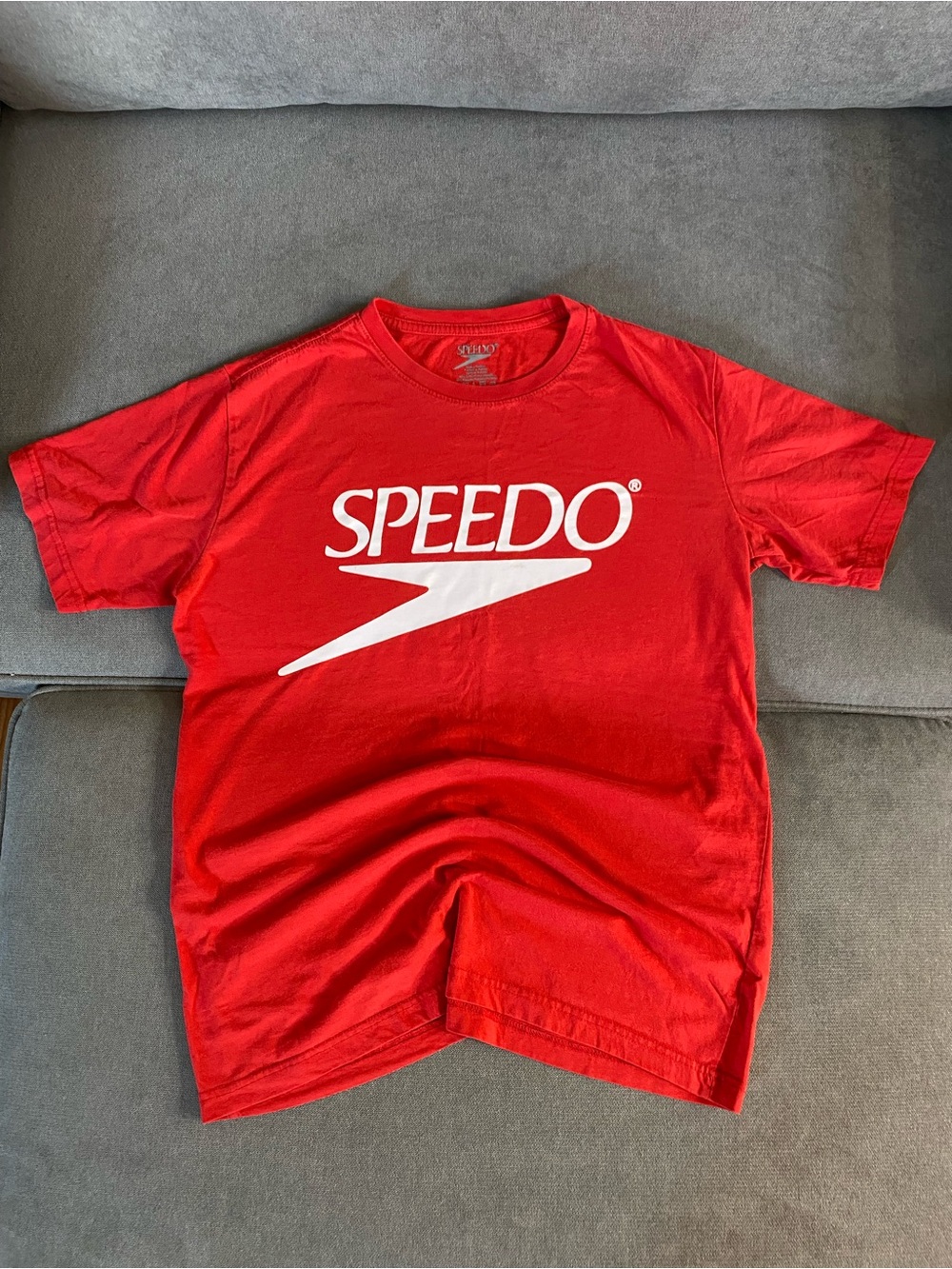 Speedo Men's Red Logo T-Shirt